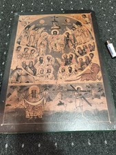 Große Orthodoxe Antike Ikone