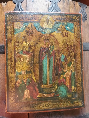 Große alte russische ikone - große,