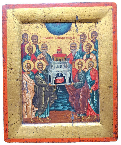 Griechische ikone versammlung - ikone,