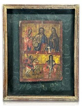 Alte Ikone um 1800 – Deësis