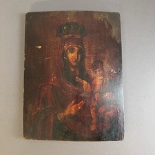 Antike Ikone russisch Madonna