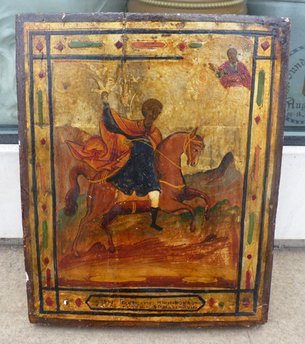 Orig russische ikone heiliger - ikone,