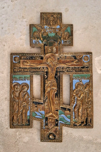 Russische ikone hauskreuz - ikone, /