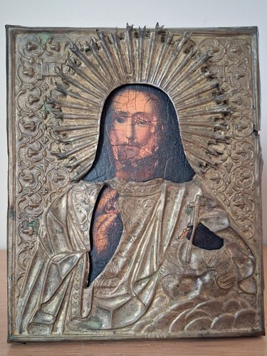 Alte russische ikone jesus - alte,