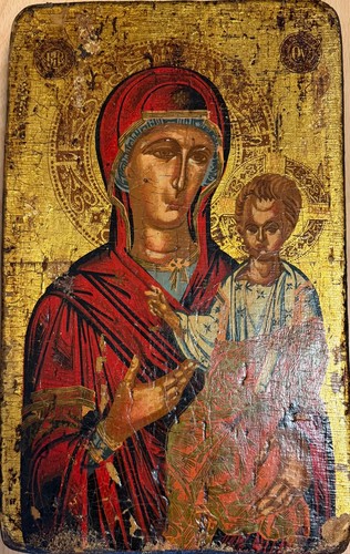 Antike ikone madonna - antike, mit