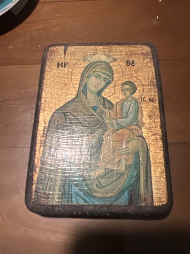 Byzantische ikone gottesmutter - byzantische,
