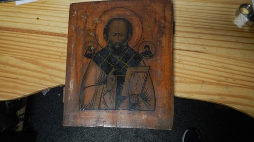Antike russische ikone der - ikone,