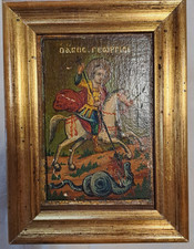 Miniatur antik Heiliger Georg