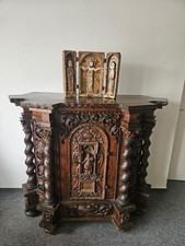 Antiker Klappaltar Triptychon