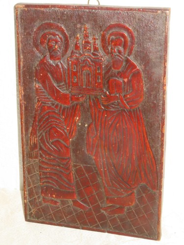 Antike holz ikone apostel - antike,
