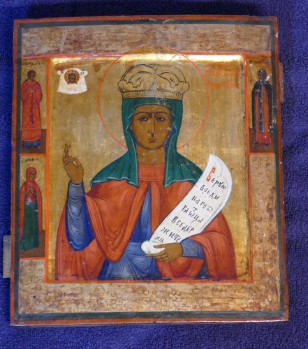 Russische ikone gottesmutter - ikone,