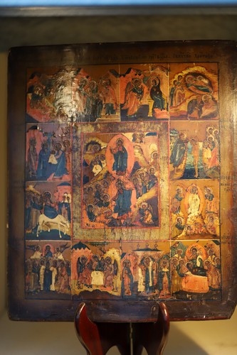 Antike russische ikone jh - russische,
