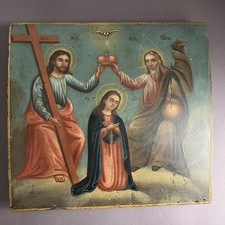 Antike Ikone, Maria, Krönung