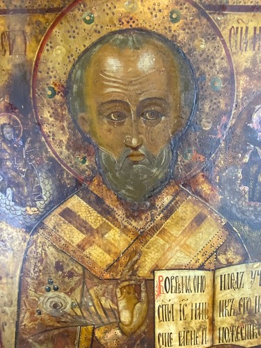 Ikone heiliger nikolaus - ikone,