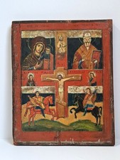 antike Mehrfelder- Ikone