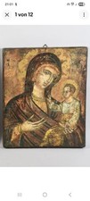 Große Antike Ikone 30x24 cm