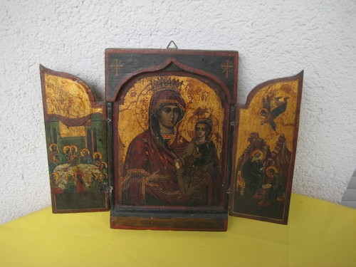 Uralte griechische ikone - uralte, /